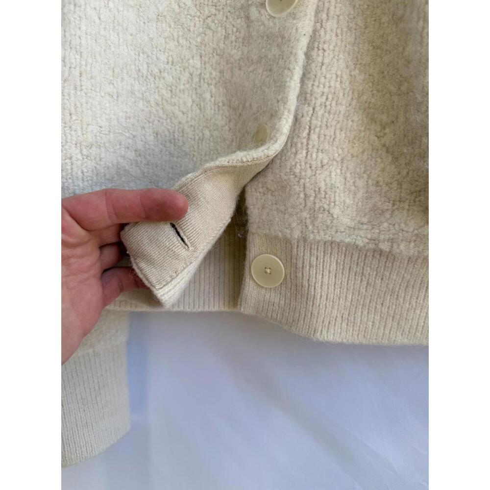 Sandro Creamy Knit Cardigan Size 1 - Picture 6 of 10